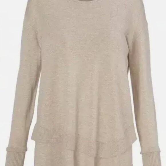 Women's CABI Recess Pullover Size Small Heather Stone Style #4478 - Picture 3 of 6